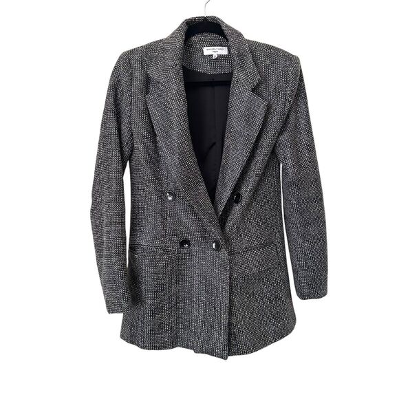 WAVERLY GREY LIBERANT Faux Tweed Long Blazer XS - Picture 1 of 4
